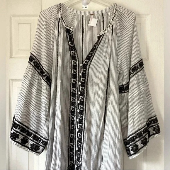 Free People Vagabond 3/4 Dress- LIKE NEW Size Large - Picture 3 of 11